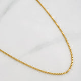 Cadena Veneciana 5.6g / 60cm / 1.2mm Oro Amarillo 18K