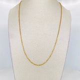 Cadena Veneciana 5.6g / 60cm / 1.2mm Oro Amarillo 18K