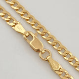 Cadena Cubana 7.45g / 60cm / 2.45mm Oro Amarillo 18K
