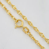 Cadena Escalera Volga 1.9g / 45cm / 2.05mm Oro Amarillo 18K