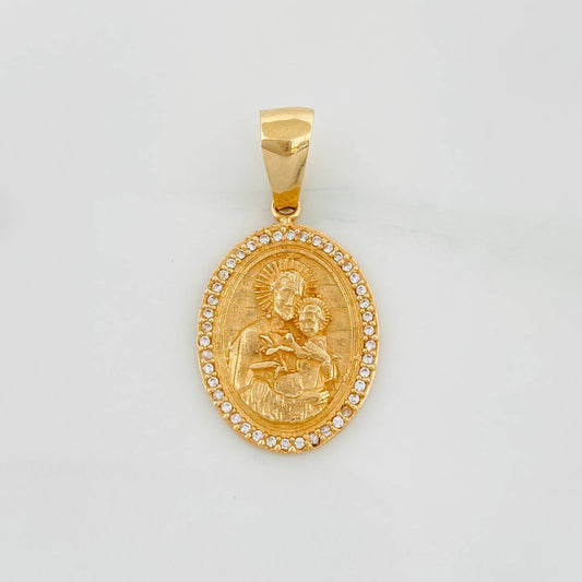 Dije San José 3.9g / 2.8cm Oro Amarillo 18K