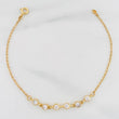 Pulso Aro Seguido Circulos 2.75g / 18.9cm / 1.39mm Oro Amarillo 18K