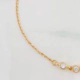 Pulso Aro Seguido Circulos 2.75g / 18.9cm / 1.39mm Oro Amarillo 18K
