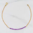 Pulso Aro Seguido Bolas 1.5g / 17.3cm / 1.47mm Oro Amarillo 18K