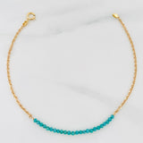 Pulso Aro Seguido Bolas 1.65g / 17.6cm / 1.5mm Oro Amarillo 18K