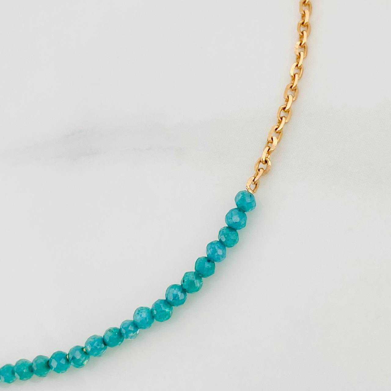 Pulso Aro Seguido Bolas 1.65g / 17.6cm / 1.5mm Oro Amarillo 18K