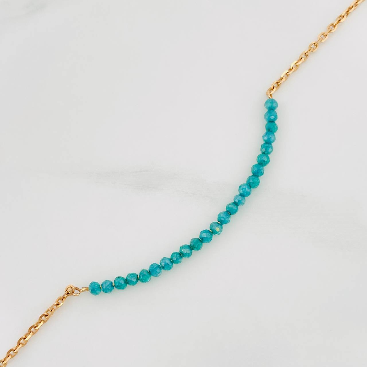 Pulso Aro Seguido Bolas 1.65g / 17.6cm / 1.5mm Oro Amarillo 18K