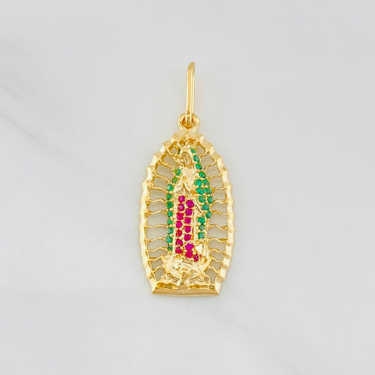 Dije Virgen de Guadalupe 3g / 3.3cm Oro Amarillo 18K