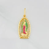Dije Virgen de Guadalupe 3g / 3.3cm Oro Amarillo 18K
