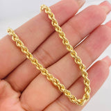 Cadena Lazo 10.95g / 65cm / 3.02mm Oro Amarillo 18K
