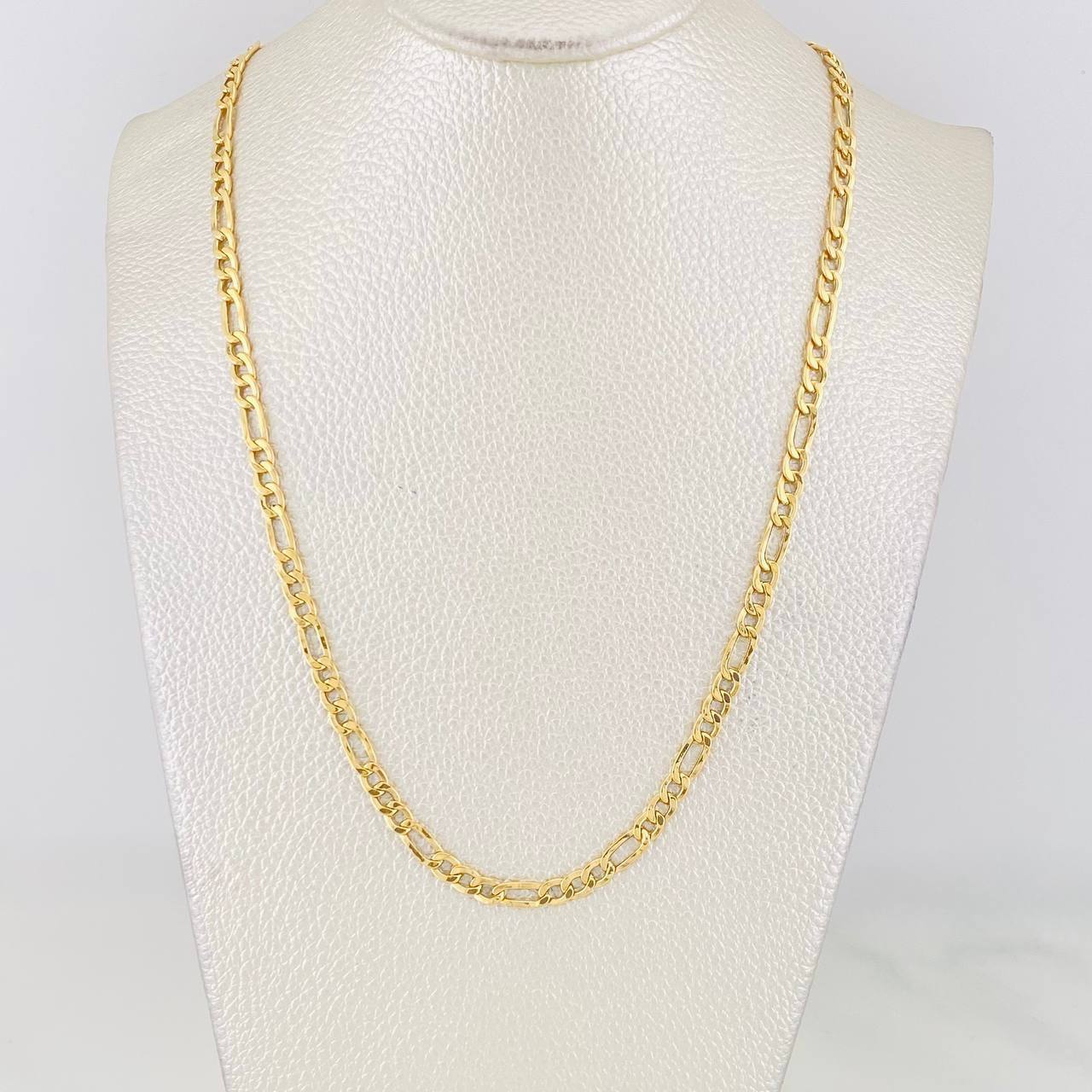 Cadena Figaro 6.65g / 60cm / 4.19mm Oro Amarillo 18K