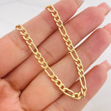 Cadena Figaro 6.65g / 60cm / 4.19mm Oro Amarillo 18K