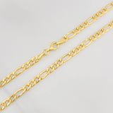 Cadena Figaro 6.65g / 60cm / 4.19mm Oro Amarillo 18K