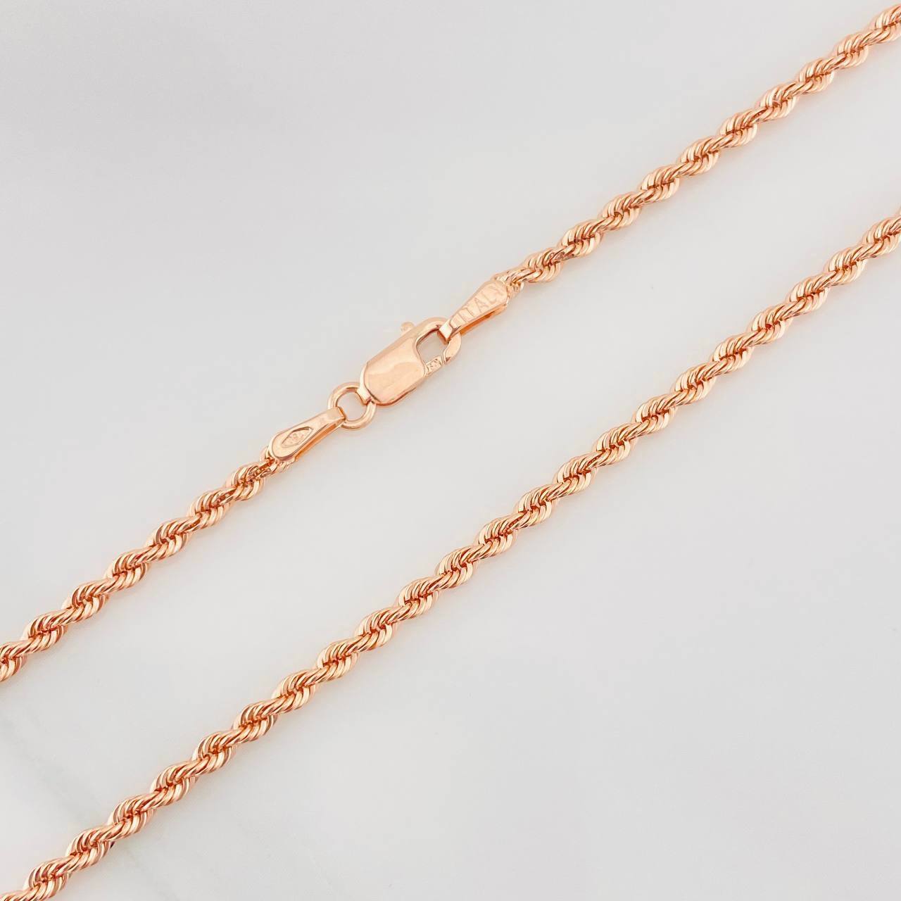 Cadena Lazo 3.8g / 60cm / 2.36mm Oro Rosa 18K