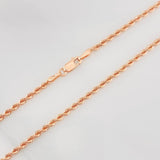 Cadena Lazo 3.8g / 60cm / 2.36mm Oro Rosa 18K
