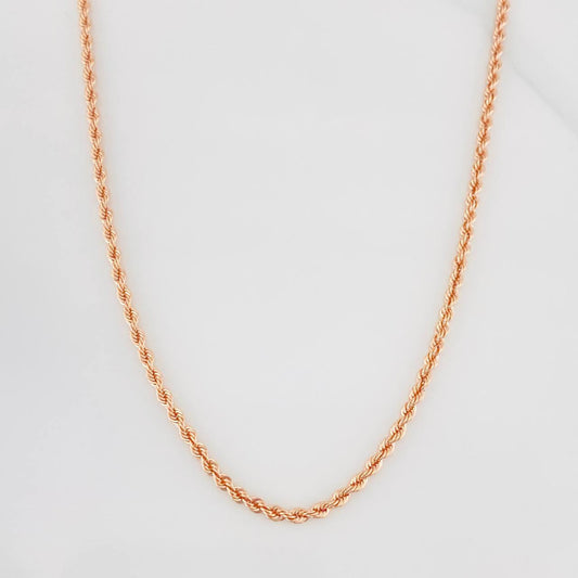 Cadena Lazo 3.75g / 60cm / 1.35mm Oro Rosa 18K