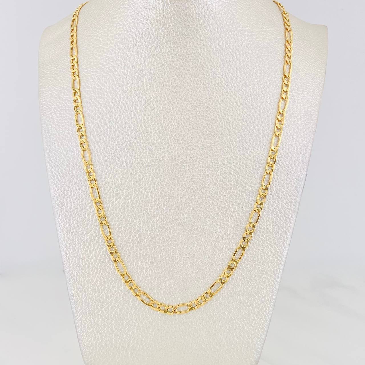 Cadena Figaro 7.4g / 60cm / 4.65mm Oro Amarillo 18K
