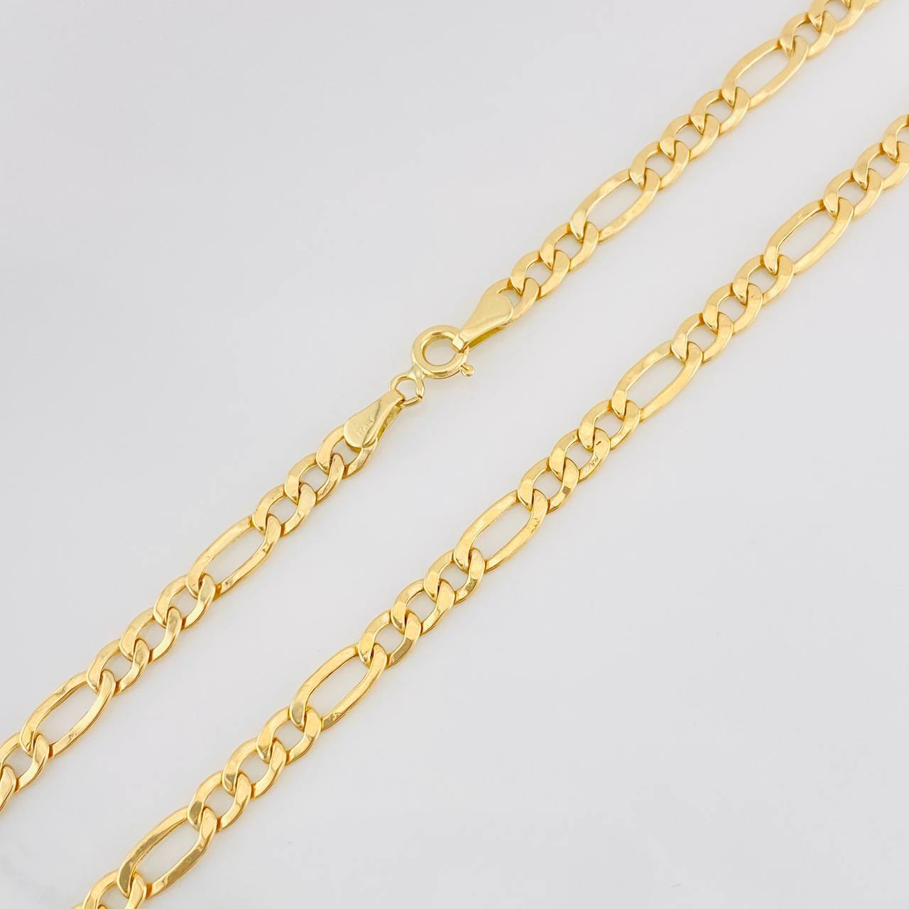 Cadena Figaro 7.4g / 60cm / 4.65mm Oro Amarillo 18K
