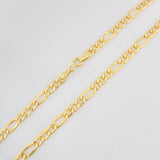 Cadena Figaro 7.4g / 60cm / 4.65mm Oro Amarillo 18K
