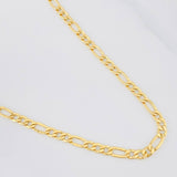 Cadena Figaro 7.4g / 60cm / 4.65mm Oro Amarillo 18K