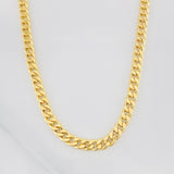 Cadena Cubana 7.95g / 70cm / 5.23mm Oro Amarillo 18K