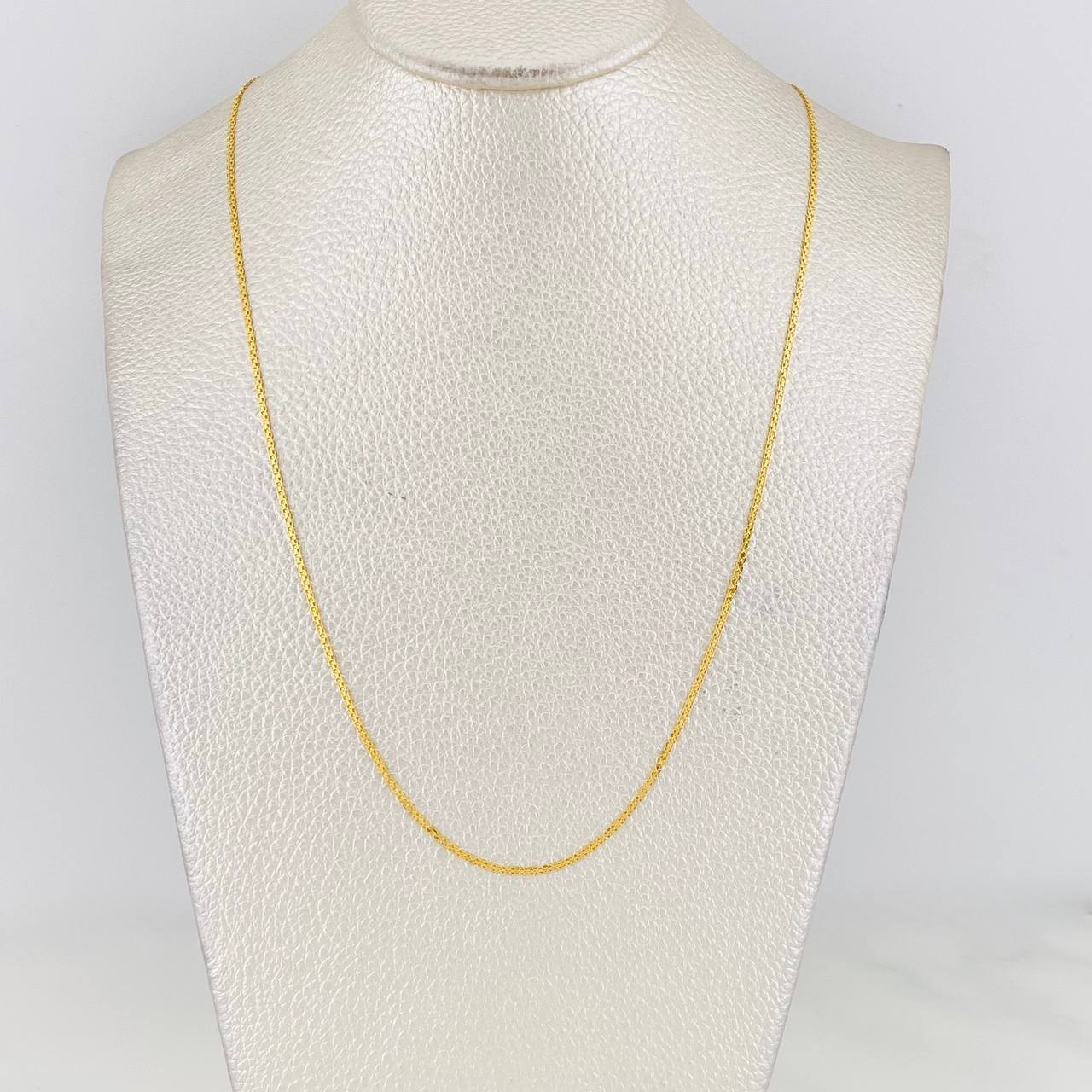 Cadena China 1.9g / 45cm / 1.35mm Oro Amarillo 18K