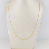 Cadena Singapur 0.85g / 50cm / 0.55mm Oro Amarillo 18K