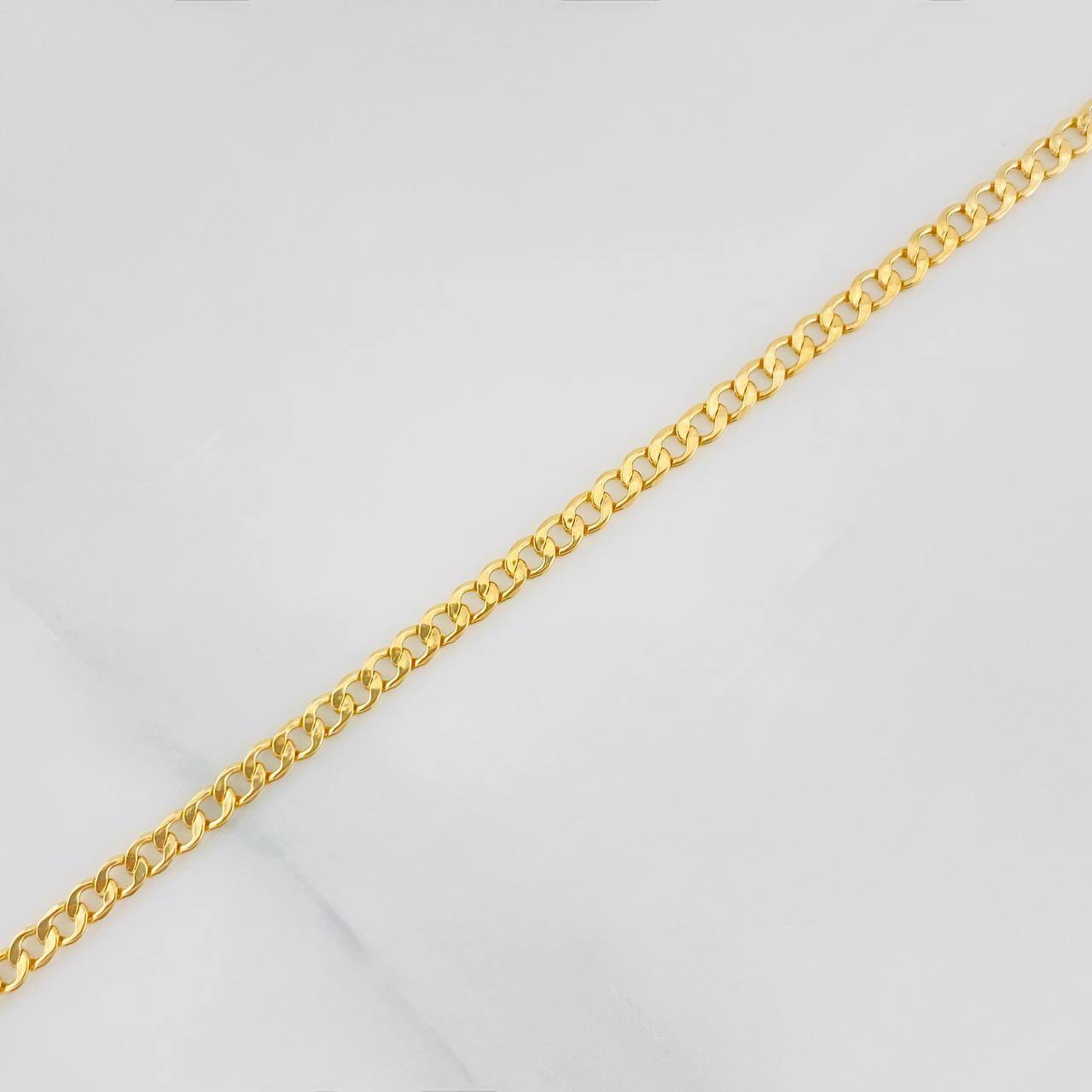 Pulso Cubano 0.8g / 19.05cm / 2.14mm Oro Amarillo 18K