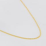 Cadena Lazo 1.1g / 60cm / 1.08mm Oro Amarillo 18K