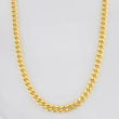 Cadena Cubana 5.85g / 70cm / 4.28mm Oro Amarillo 18K