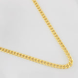Cadena Cubana 5.85g / 70cm / 4.28mm Oro Amarillo 18K
