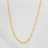 Cadena Figaro 2.25g / 50cm / 2.85mm Oro Amarillo 18K