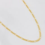 Cadena Figaro 2.25g / 50cm / 2.85mm Oro Amarillo 18K
