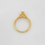 Anillo Solitario Diamantes 32Pts 2.3 g / T6 3/4 Oro Amarillo 18K