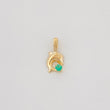 Dije Delfin Esmeralda 0.3Pts 0.2 g / 1 cm Oro Amarillo 18K