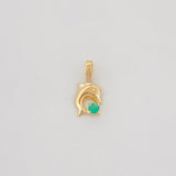 Dije Delfin Esmeralda 0.3Pts 0.2 g / 1 cm Oro Amarillo 18K
