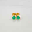 Topos Cuatro Garras Esmeralda 53Pts 1 g / 1.8 mm Oro Amarillo 18K