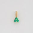 Dije Triangulo Esmeralda 15Pts 0.2 g / 0.8 cm Oro Amarillo 18K