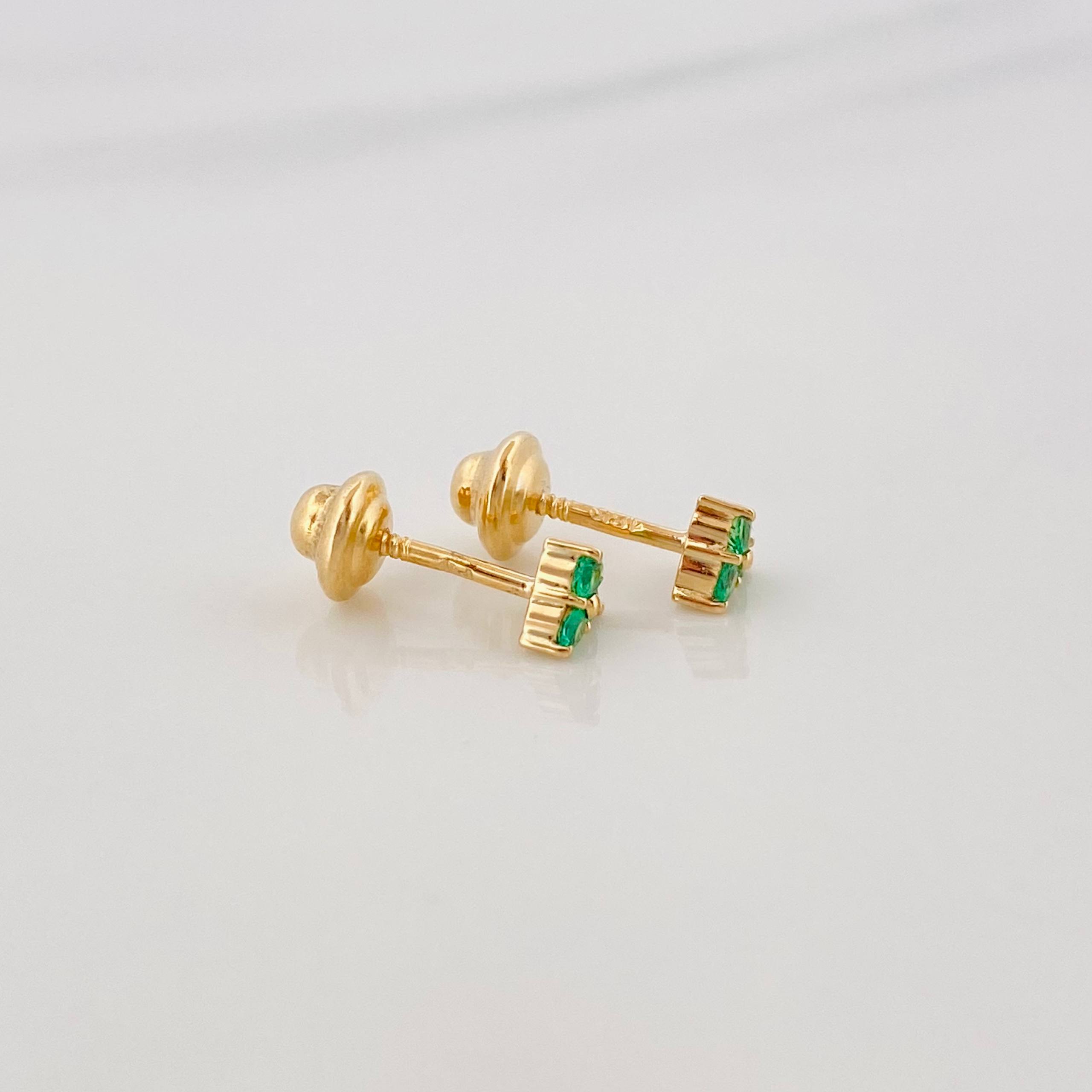 Topos Triangulo Esmeralda 15Pts 0.65 g / 1.6 mm Oro Amarillo 18K