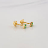 Topos Triangulo Esmeralda 15Pts 0.65 g / 1.6 mm Oro Amarillo 18K
