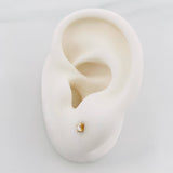 Topos Cuatro Garras Diamante 0.12Pts 0.8 g / 2.84 mm Oro Amarillo 18K