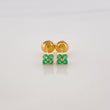 Topos Flor Esmeralda 21Pts 0.75 g / 1.6 mm Oro Amarillo 18K