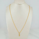 Set Cadena Lazo + Dije Oso / 1,15gr / 45 cm Oro Amarillo 18K