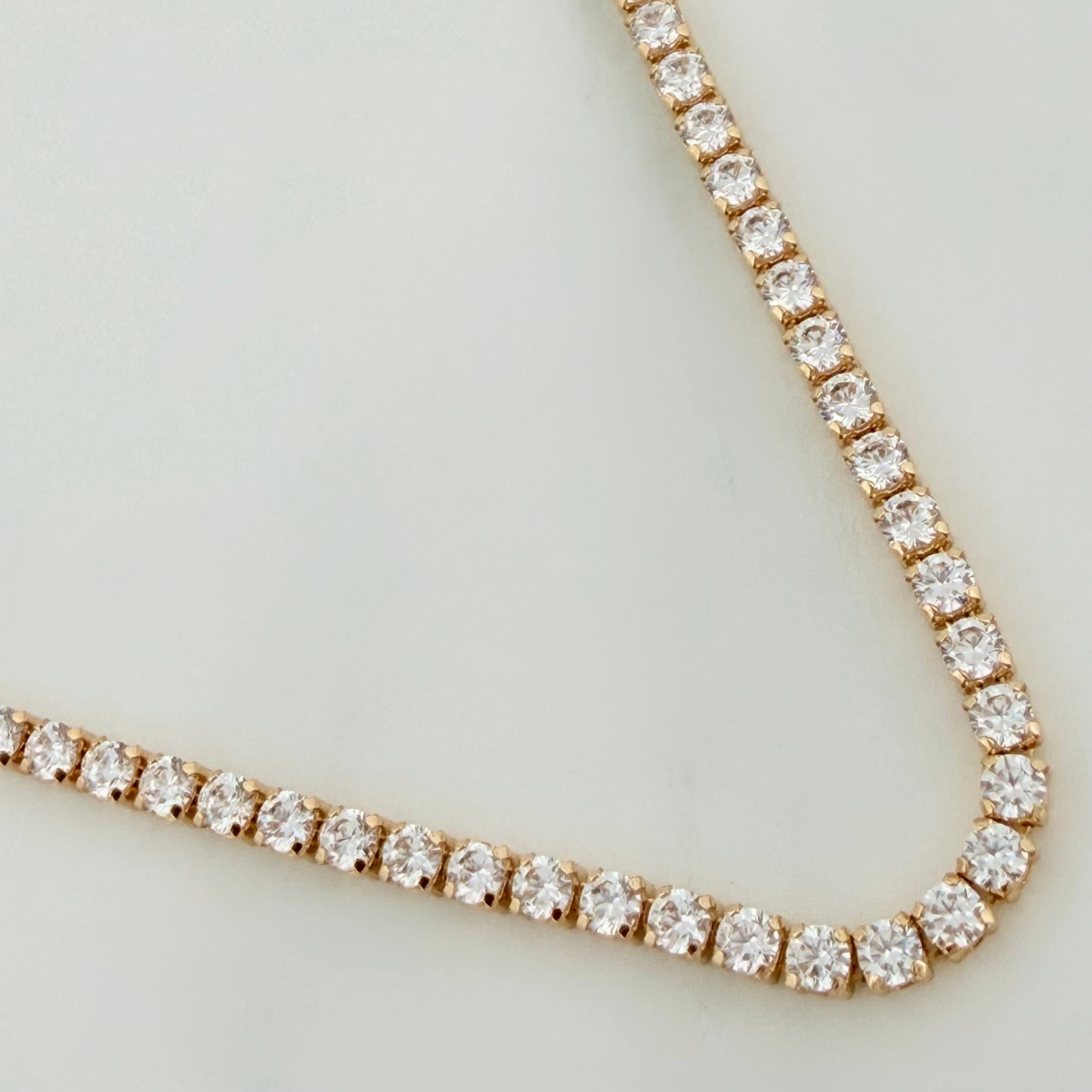 Cadena Tennis 8.6 g / 43.05 cm / 2 mm Oro Amarillo 18K