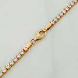 Cadena Tennis 8.6 g / 43.05 cm / 2 mm Oro Amarillo 18K