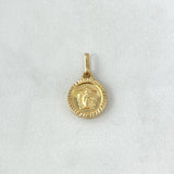 Dije Medusa 0.95gr / 2cm / Troquelado Oro Amarillo *