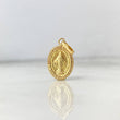 Dije Virgen Milagrosa 1.15gr / 2.5cm / Troquelado Oro Amarillo