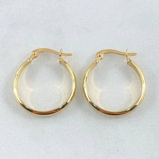 Candongas Nati 0.95gr / 1.2cm / Oro 18K