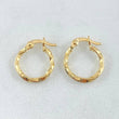 Candongas Kari 0.75gr / 1.5cm / Oro 18K *