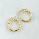 Candongas Kari 0.75gr / 1.5cm / Oro 18K *